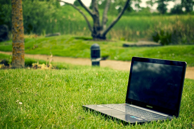 Laptop Outdoors