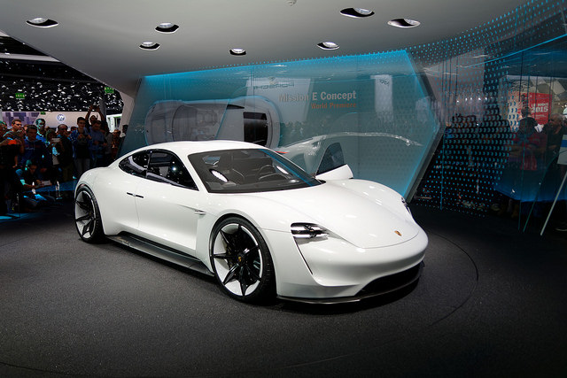 Porsche Mission E Concept Photo by Youkeys. License: CC BY 2.0.