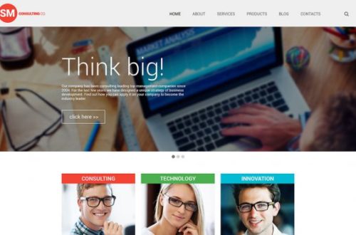 Consulting Business WordPress Theme