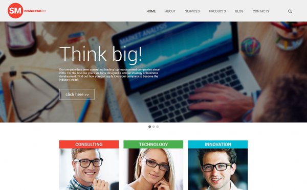 Consulting Business WordPress Theme