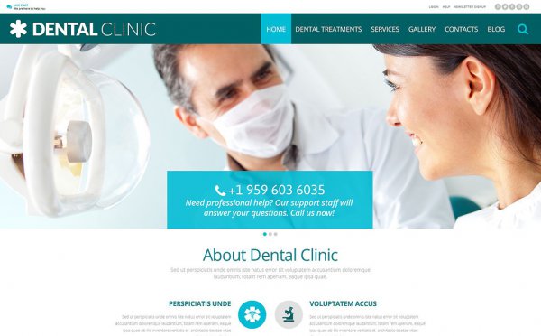 Dental Clinic WordPress Theme