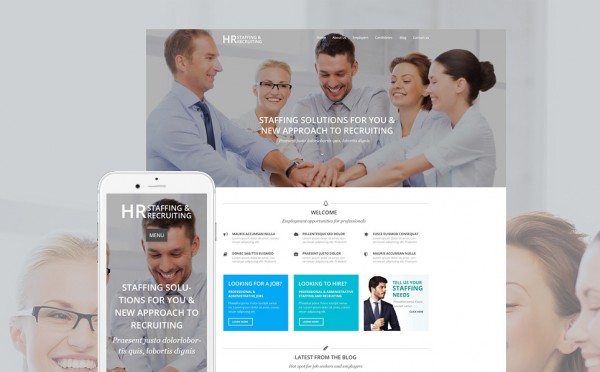 HR Recruiting WordPress Theme