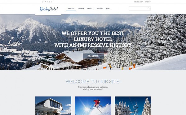 Rocky Hotel WordPress Theme