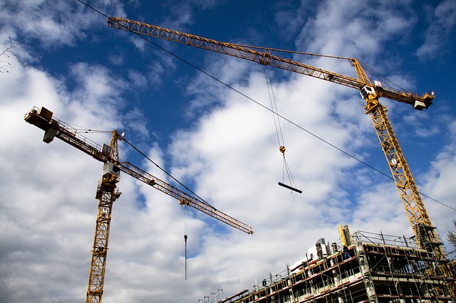 Construction Site Cranes