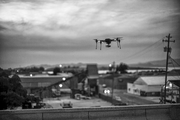 Drone Flying Photo by Christopher Michel. License: CC BY 2.0.